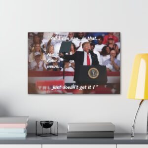 Trump Fake News Wall Canvas