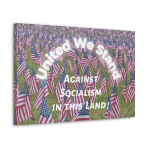 Anti Socialism Wall Canvas