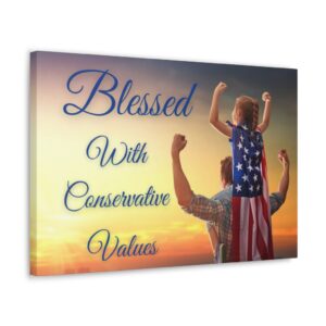 Conservative Values Wall Canvas