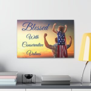 Conservative Values Wall Canvas