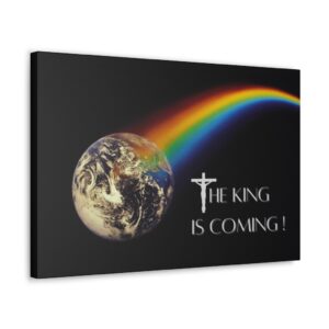 The King Is Coming Wall Canvas