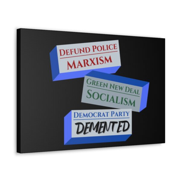 The Imploding Party Wall Canvas