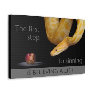 Path To Sin Wall Canvas